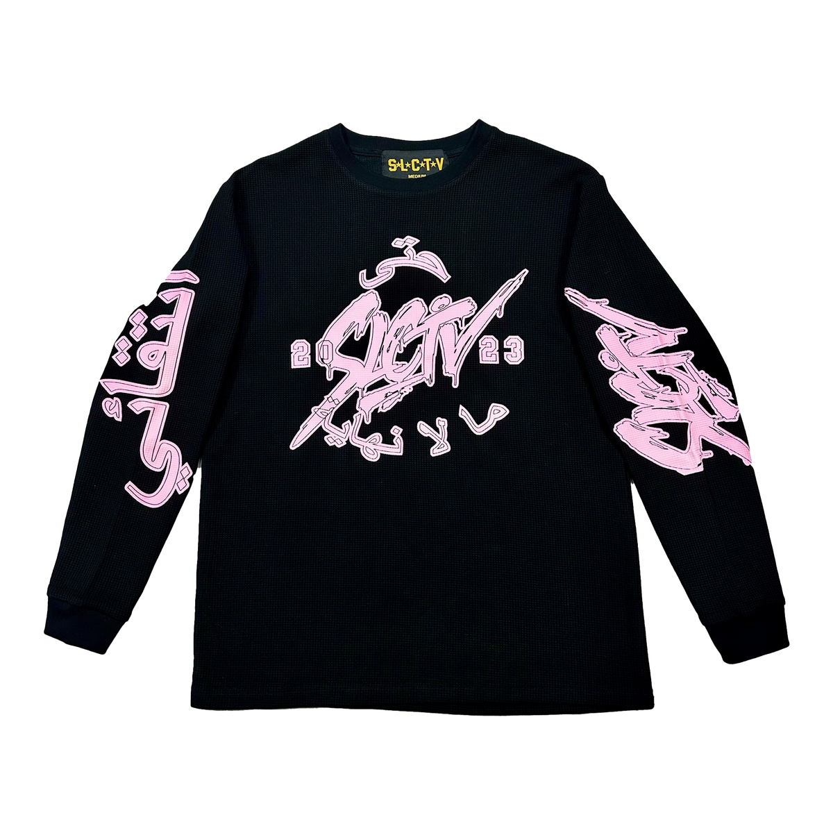 【SATIIIZ】Elred Pigment Waffle Long Sleeve SATIIIZ (サティーズ) - エルレッドピグメントワッフル長袖T